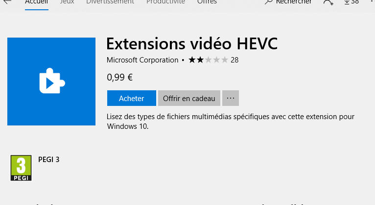 hevc audio codec for windows 10